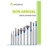 "BURS – A set of dental burs used for cutting, shaping, and polishing during various dental procedures, available in different shapes and sizes."