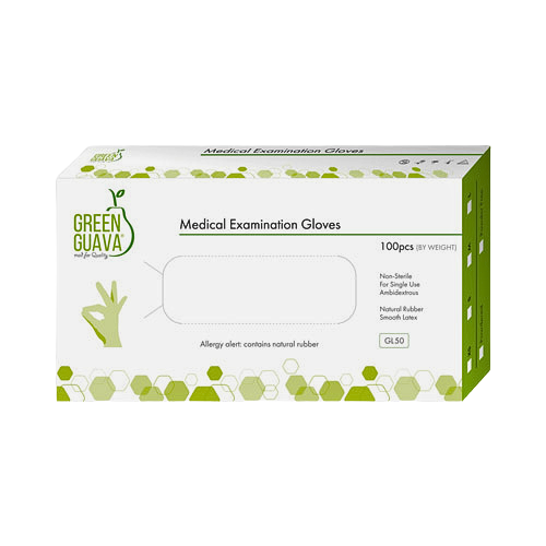 GreenGuava Examination Gloves - Latex PWD
