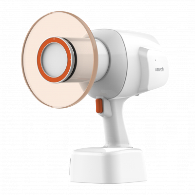 EzRay Air Portable X-Ray device showcasing its lightweight design for dental imaging