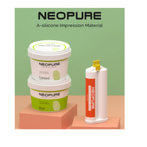 "Neopure A-silicone Impression Material – a high-quality, accurate, and easy-to-use material for dental impressions, providing excellent detail and precision."