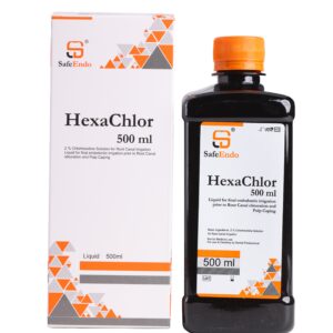 "Hexachlor: A powerful dental disinfectant designed to effectively sterilize and sanitize instruments and surfaces, ensuring a hygienic environment in dental clinics."