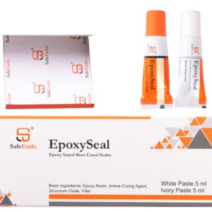 "EpoxySeal: A durable dental sealing solution designed for effective root canal sealing and preventing leakage in endodontic treatments."