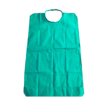 "Protective patient apron for dental and medical procedures, made with lightweight, durable material; designed to shield patients from radiation exposure during X-rays. Features an adjustable neck strap and comfortable fit for all body types, ensuring safety and ease of use."