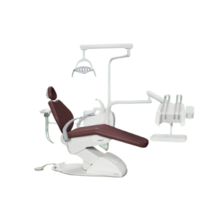 "Image of the Gnatus S200 Dental Chair, featuring a sleek and modern design with adjustable armrests, a comfortable cushioned seat and backrest, and an ergonomic control panel. The chair is designed to provide optimal patient positioning and comfort during dental procedures."