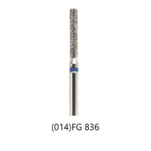 "Prima Dental Cylinder Flat, a dental bur designed for efficient cutting and shaping with a flat cylindrical shape, ideal for cavity preparation and finishing procedures."