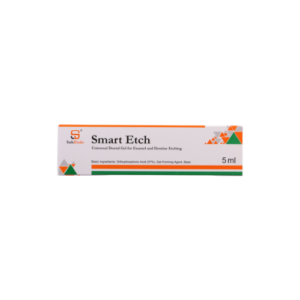 "Smart Etch 5ml bottle, a dental etching gel designed for effective enamel and dentin bonding, providing superior adhesion for restorative procedures."