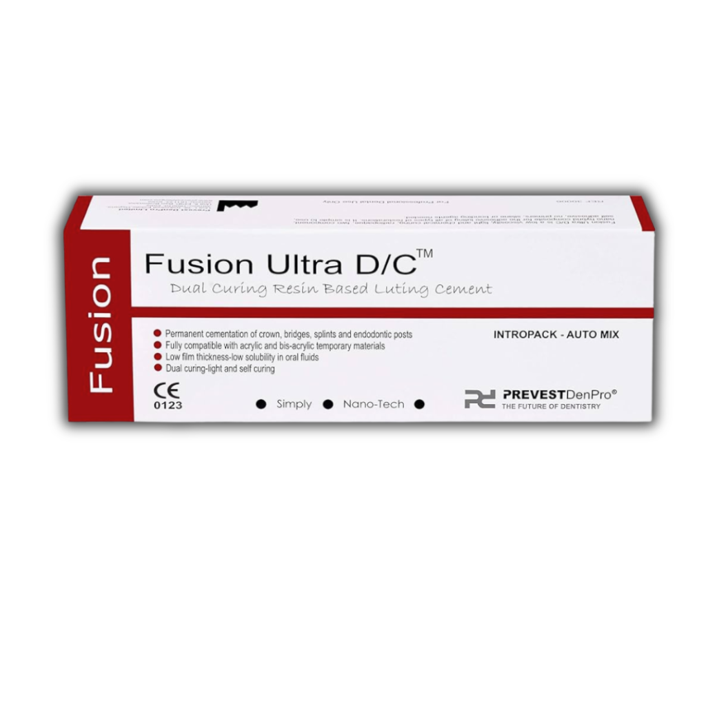 FUSION ULTRA D/C: The Ultimate Dual-Curing Luting Cement for Reliable Restorations: Available At Choudhary Dental Depot 2 fusion ultra dc prevest blog poster