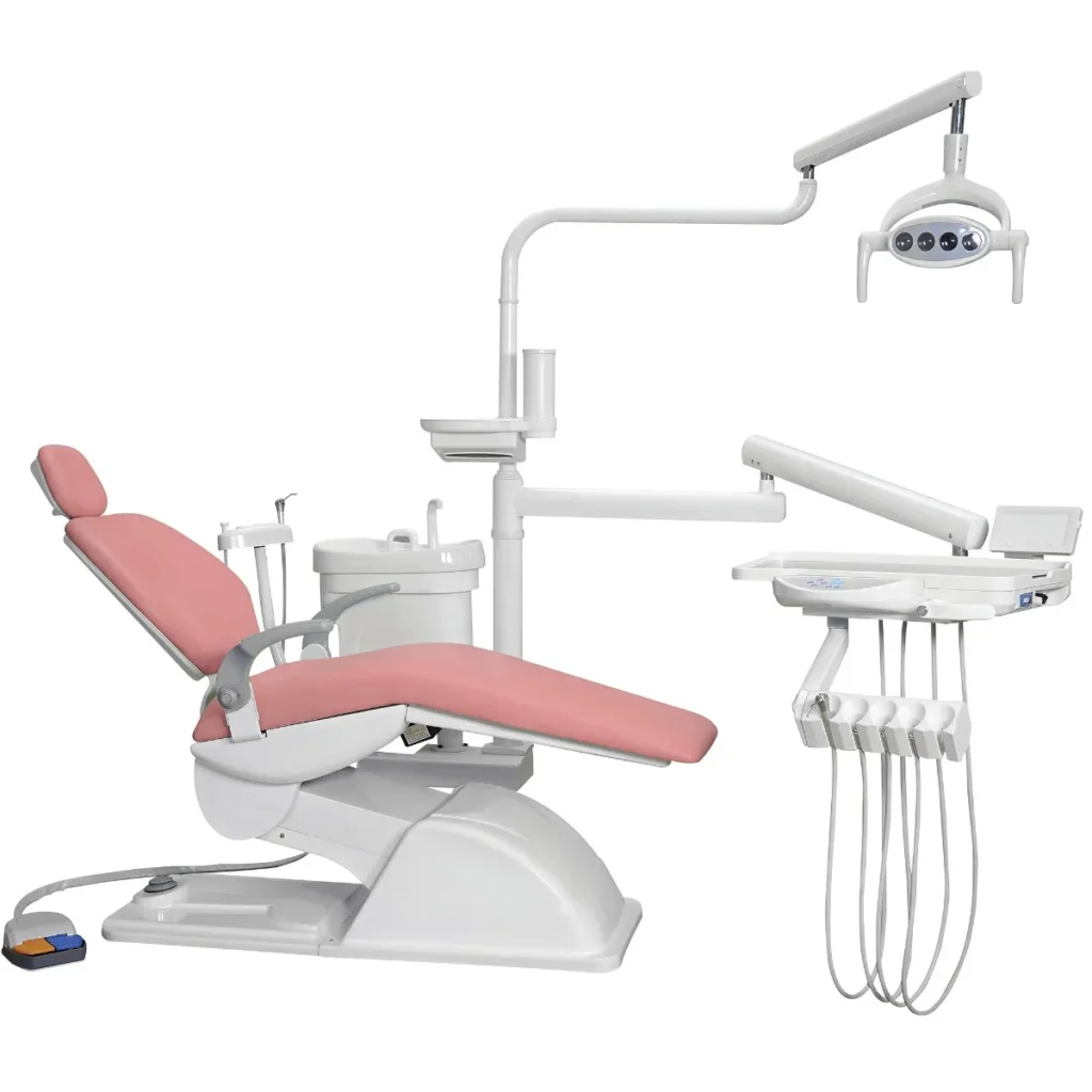 The Ultimate Classic Dental Chair: Comfort, Durability, and Functionality for Your Practice at Choudhary Dental Depot 3 peach