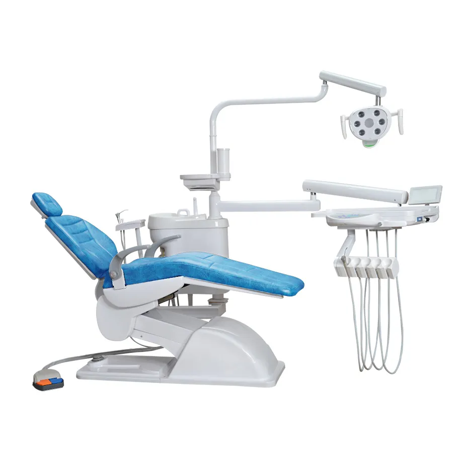 Bestodent Atlas Dental Chair: The Ultimate Dental Chair for Comfort & Efficiency – Available at Choudhary Dental Depot 2 sky blue 2 1