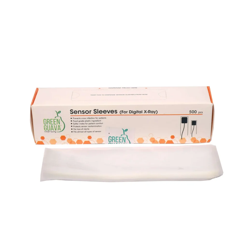 Available at Choudhary Dental Depot: Green Guava RVG Sensor Sleeves – The Ultimate Hygiene Solution for Digital Radiography 3 3
