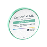 Dentsply Cercon xt ML – Extra Translucent Multilayer Zirconia Discs (14 mm)
